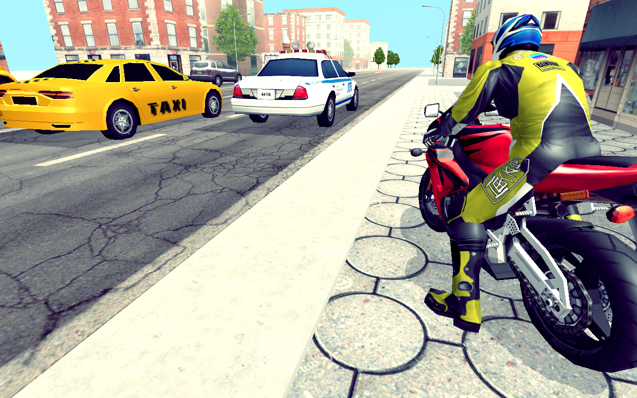 Moto Rider Game Screenshot