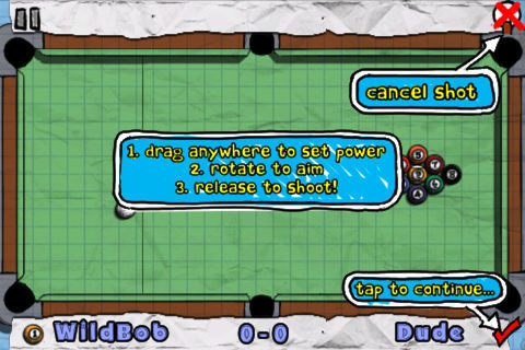 Doodle Pool screenshot game