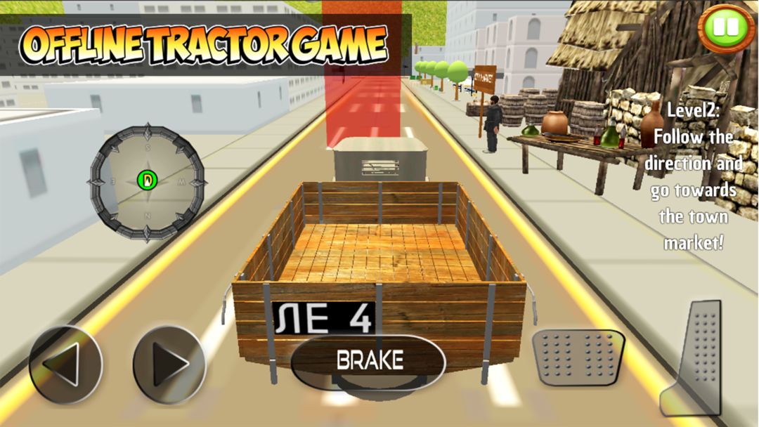 Screenshot of Village Farming: Tractor Game