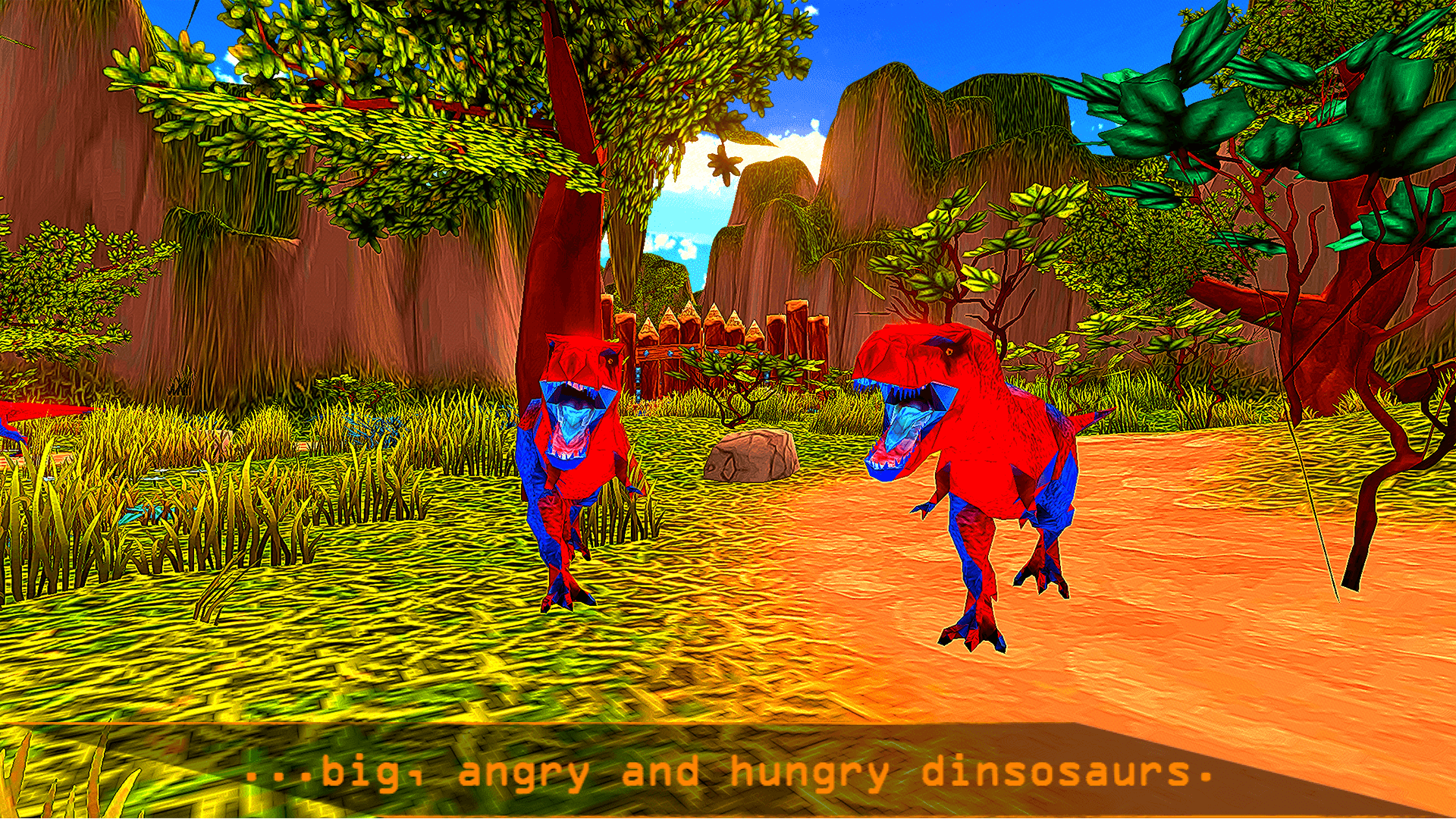 Скриншот игры Wild Dinosaur Hunting Rampage