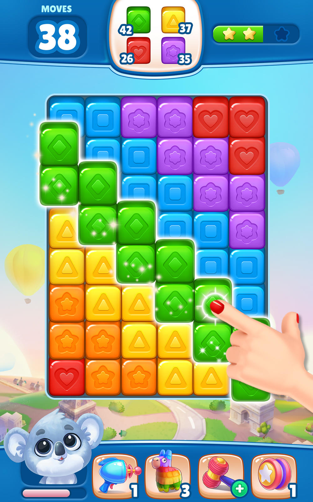 Koala Crush Game Screenshot
