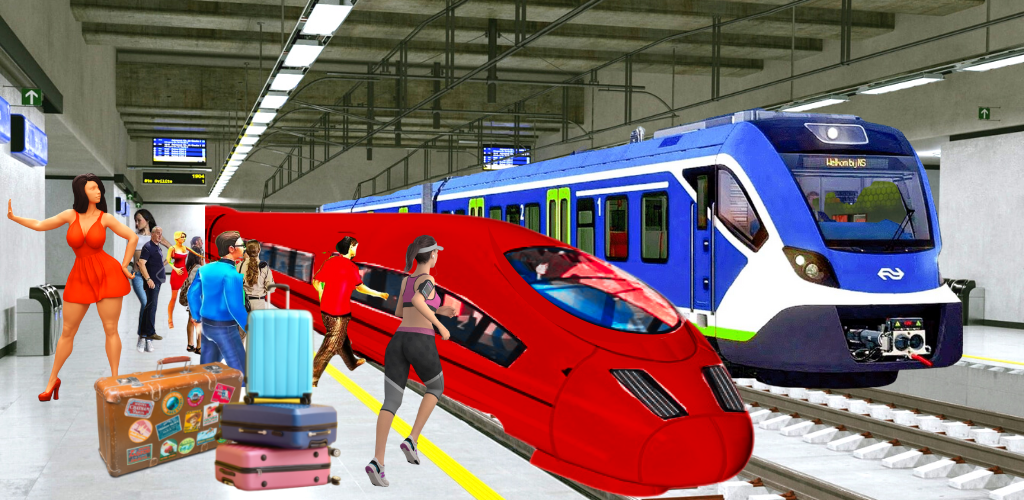 Screenshot of Subway 3d Train Simulator Game