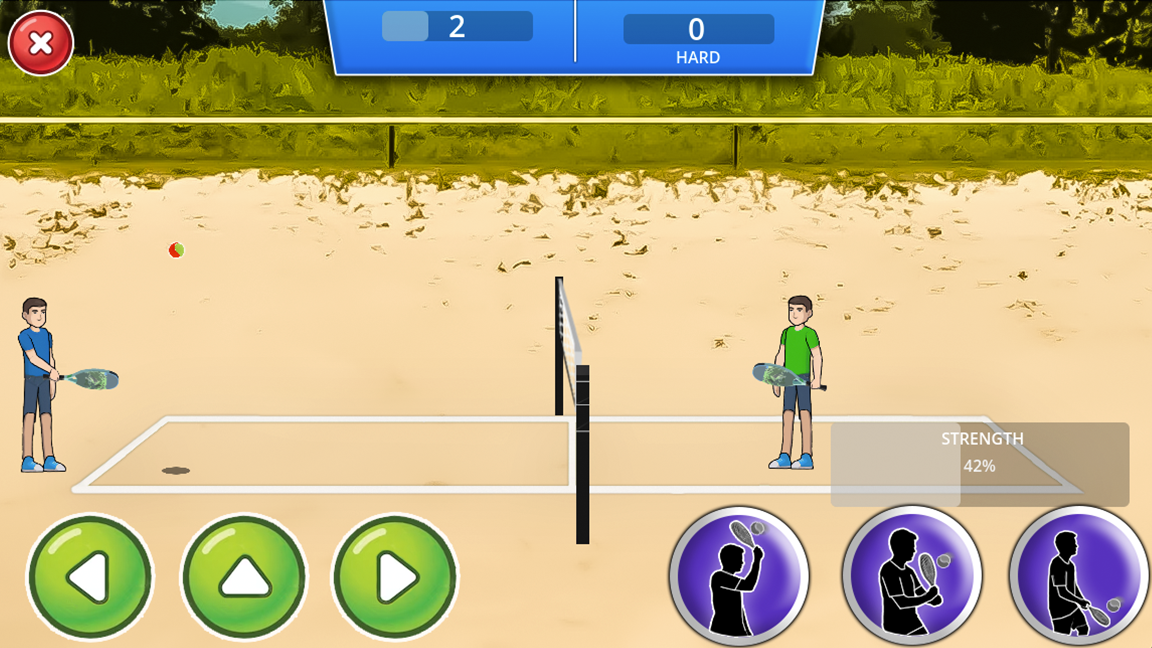 Beach Tennis Club Game Screenshot