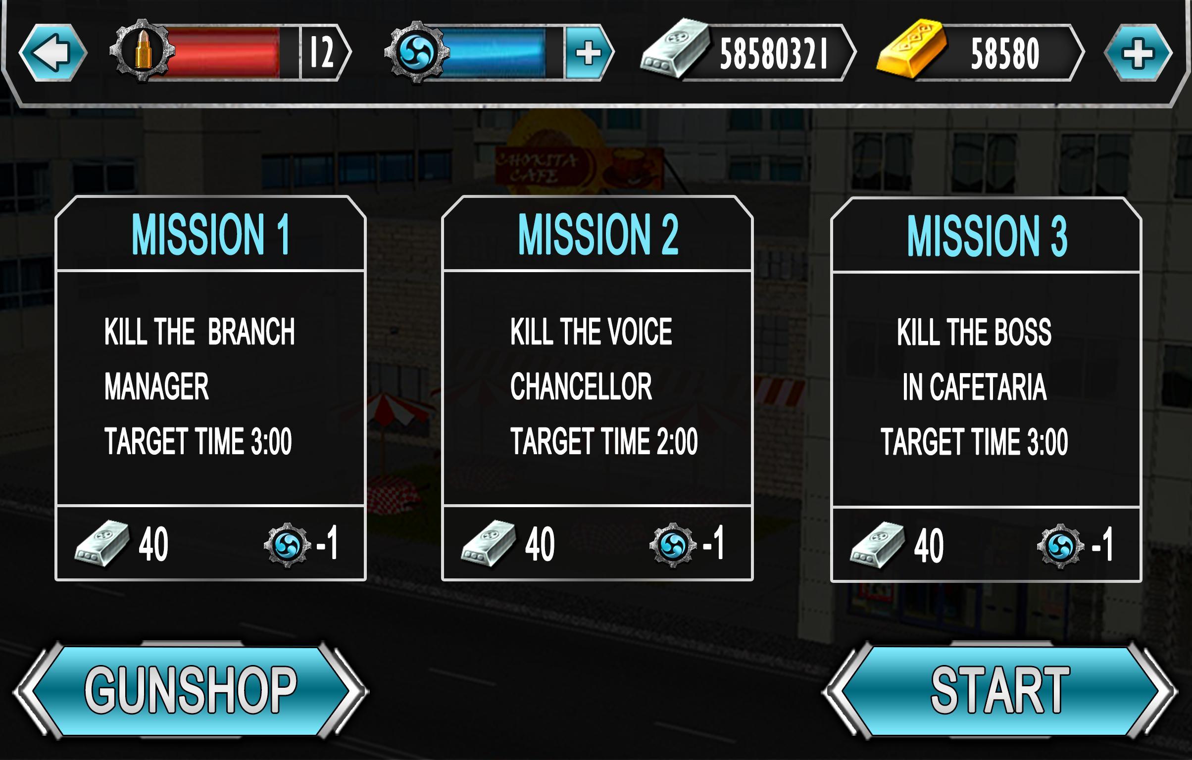 Cuplikan Layar Game Boss Sniper 18+