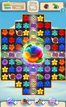 Captura de Tela do Jogo Winter Blossom Blitz