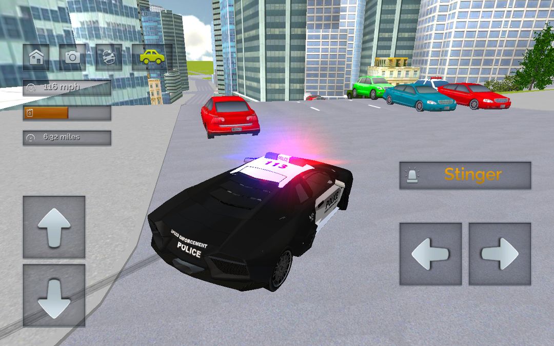 Police Chase - The Cop Car Driver 게임 스크린 샷