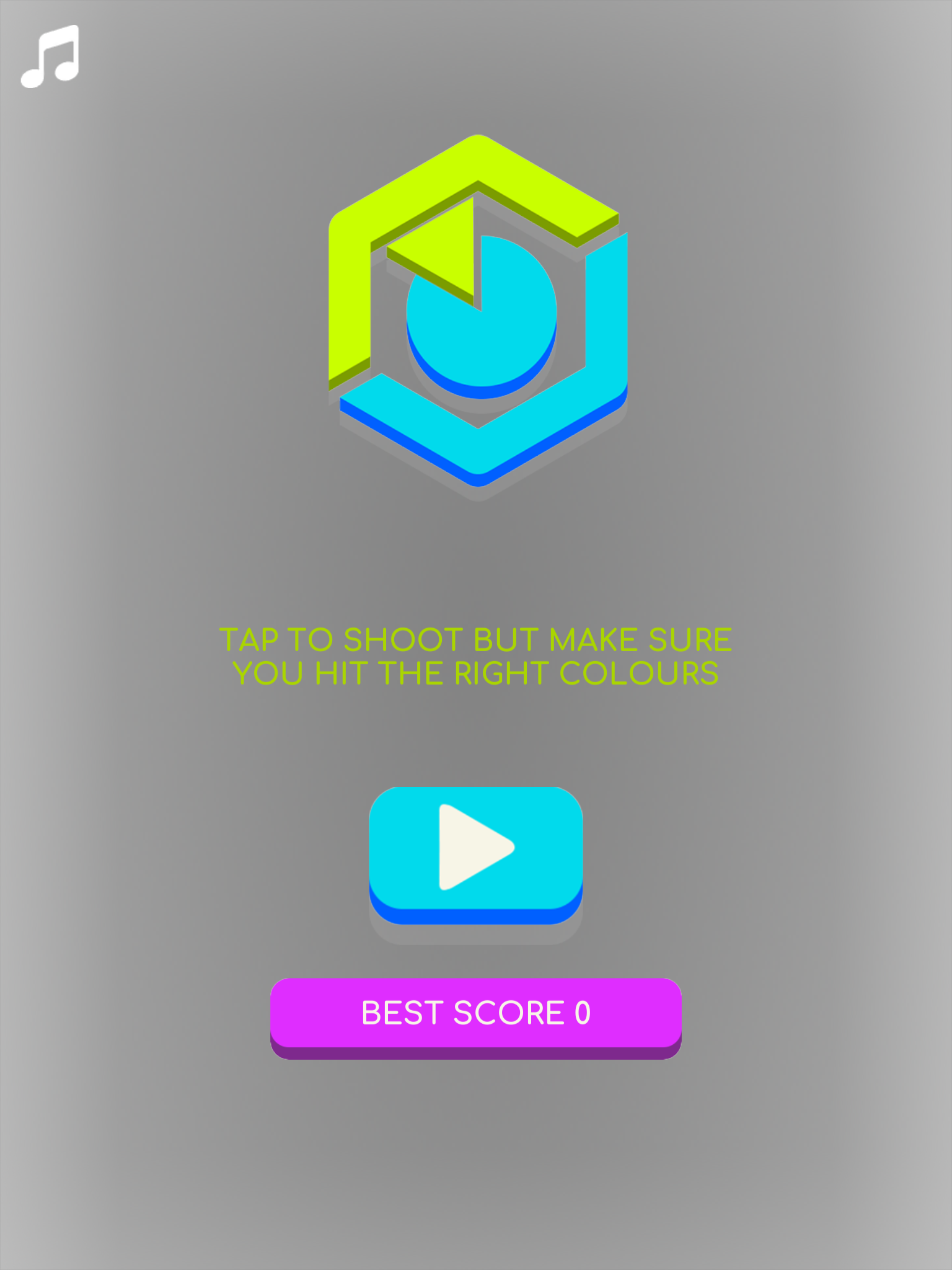 Hyper Color Rush ゲームのスクリーンショット