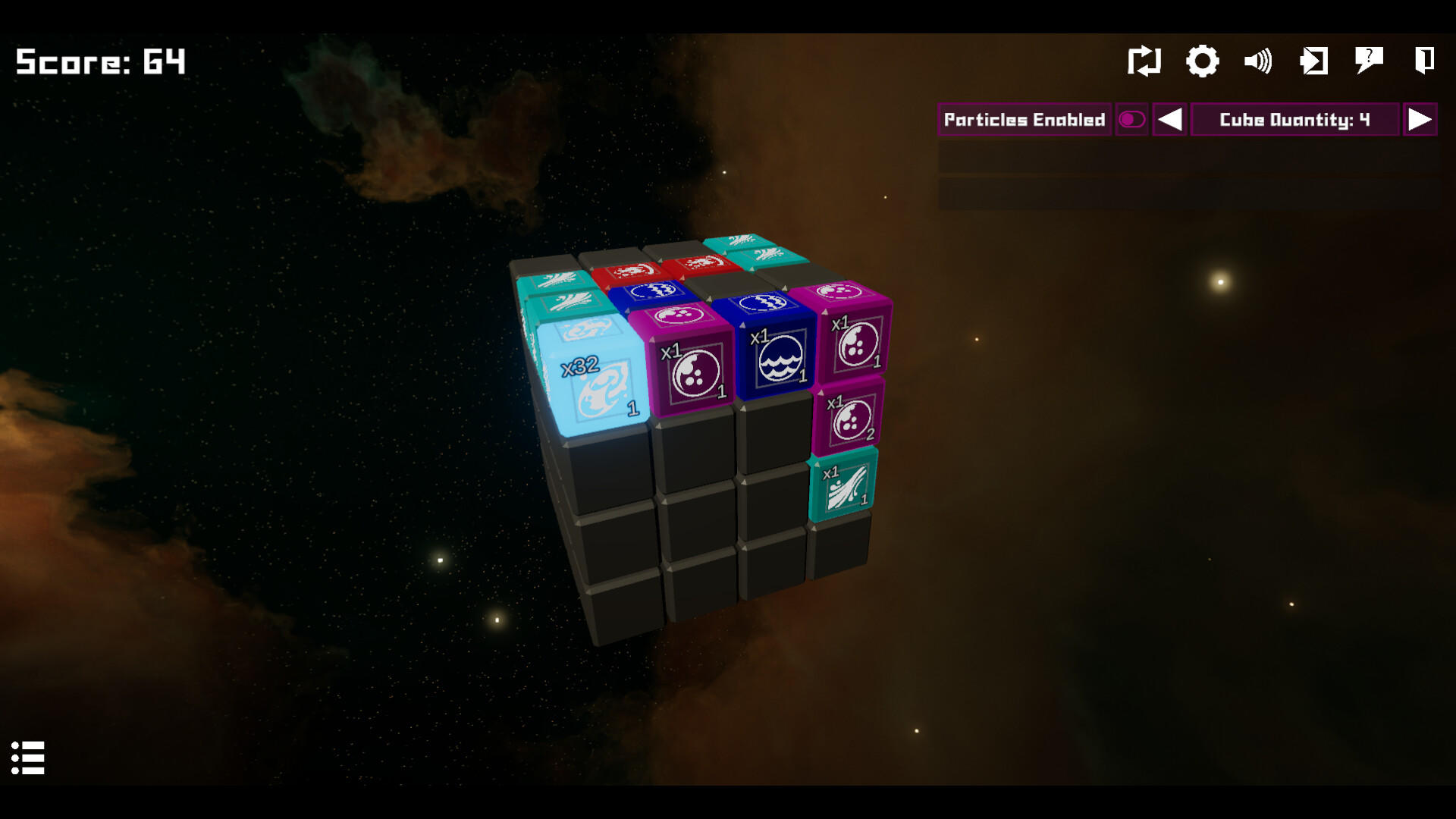 Djikstra's Enigmatic Puzzle Cube 게임 스크린 샷