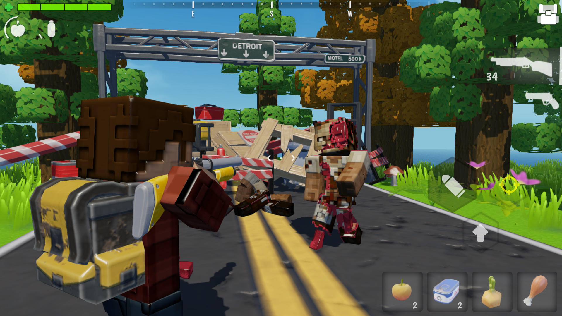 Huntercraft: Zombie Survival Game Screenshot