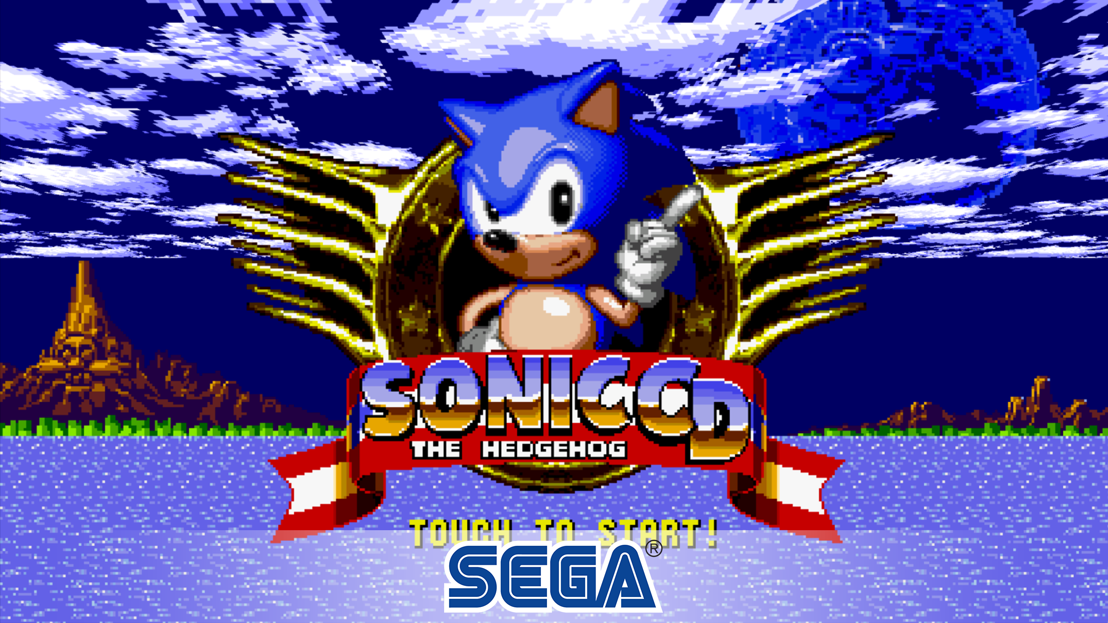 Sonic CD Classic Game Screenshot
