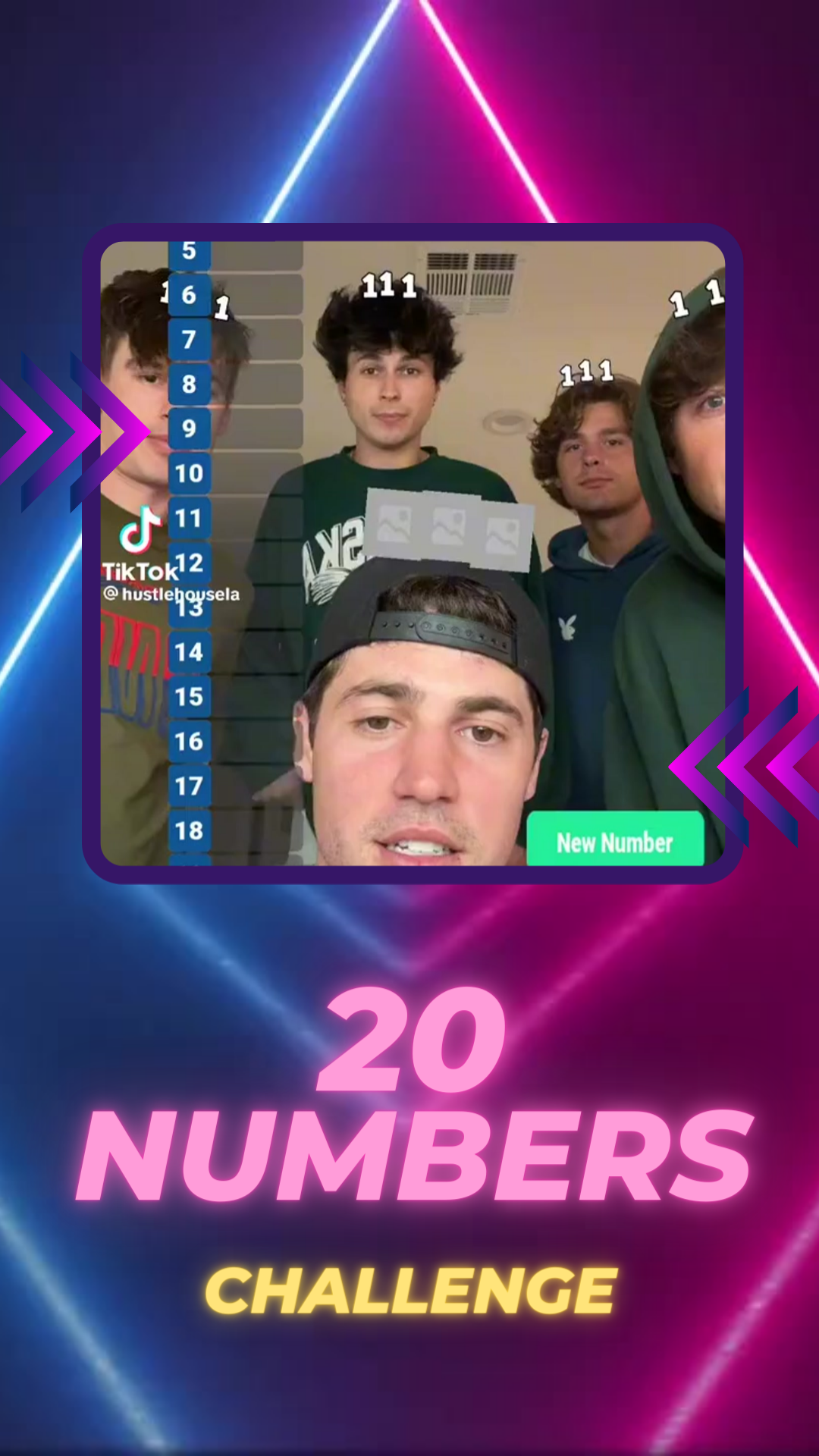 20 Numbers Challenge Game Screenshot