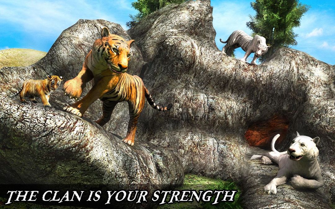Super Tiger Sim 2017 게임 스크린 샷