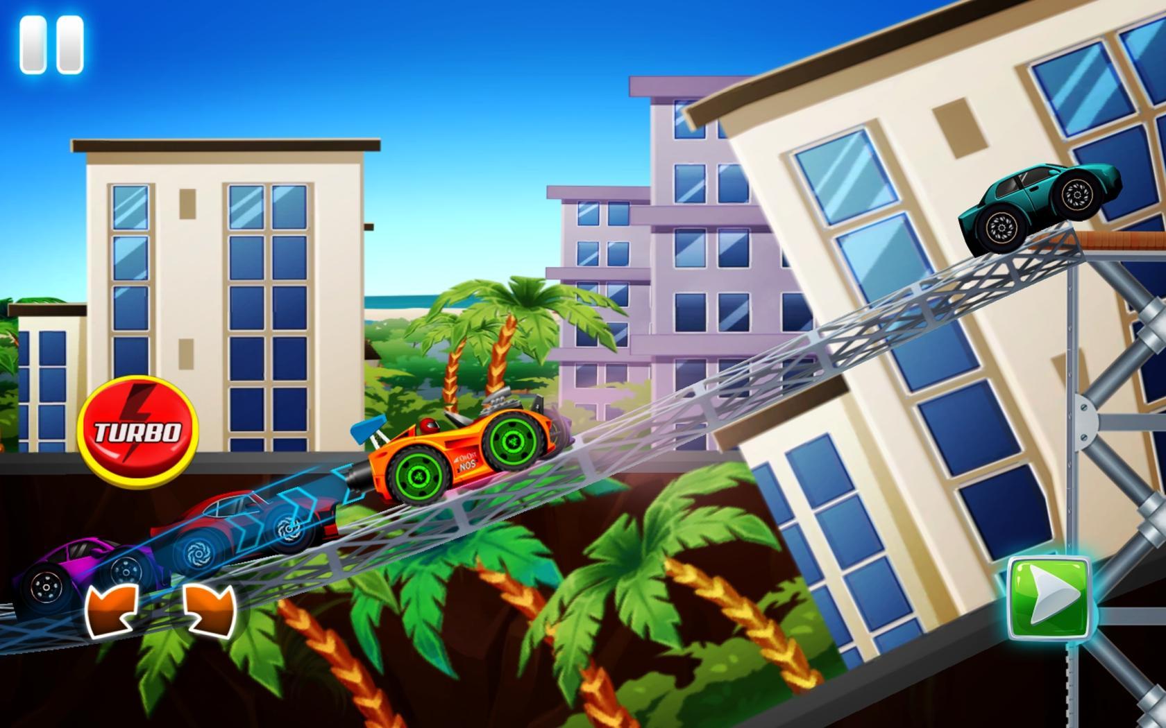 Sports Cars Racing: Chasing Cars on Miami Beach Game Screenshot