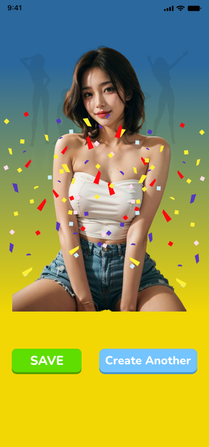 Sexy mix girls: AI merge maker Game Screenshot