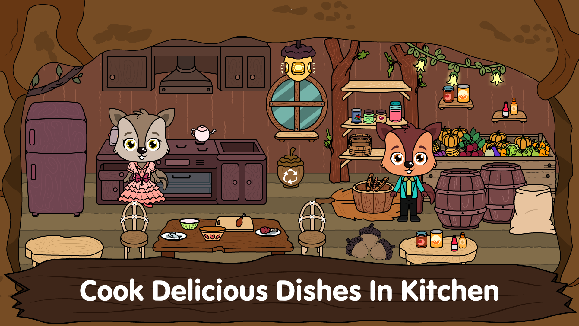 Animal Town - My Squirrel Home Game Screenshot