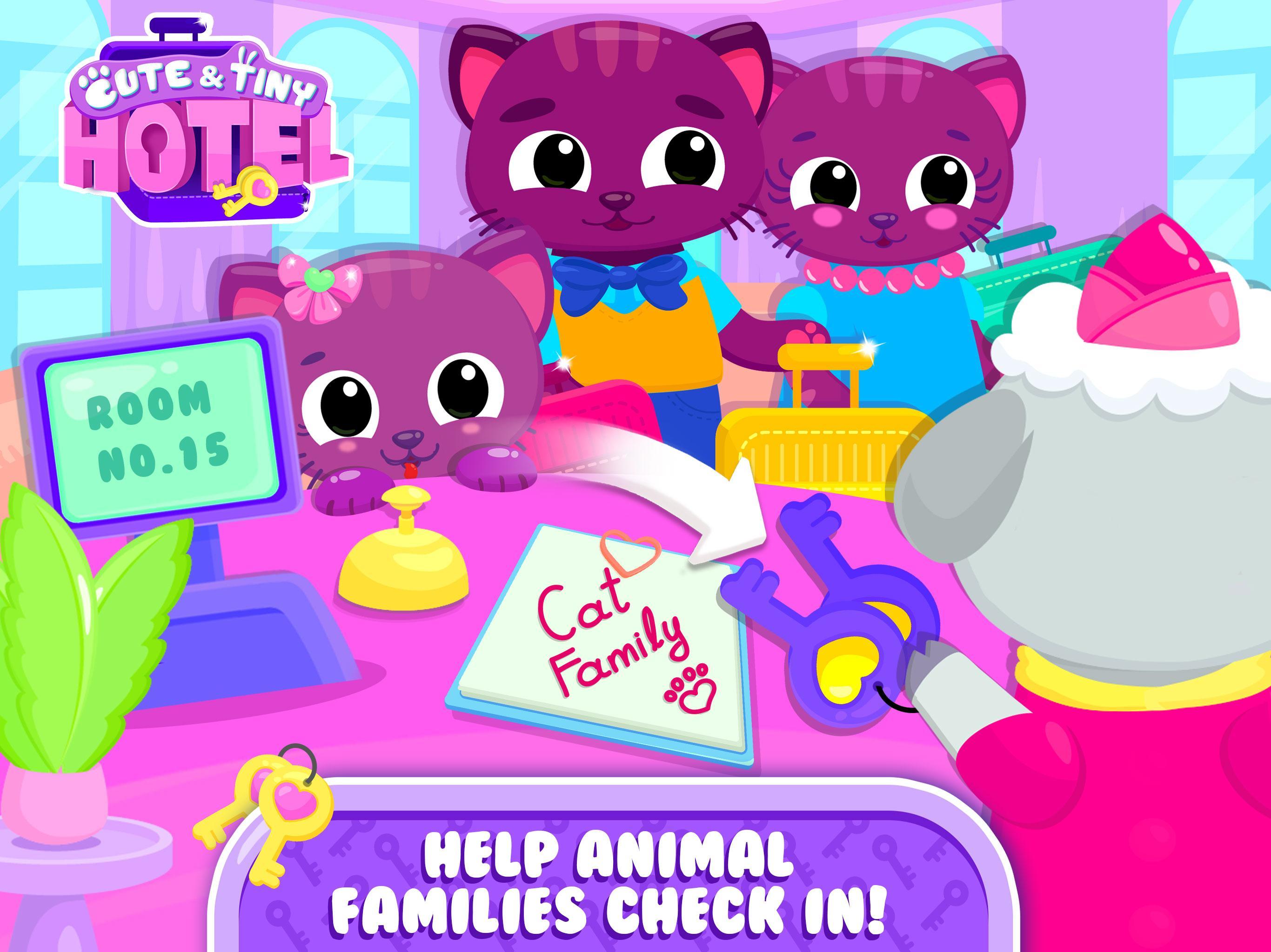 Cute & Tiny Hotel - Family Vacation Adventures Game Screenshot
