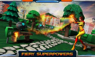 City Heroes 3D: Aliens War Game Screenshot