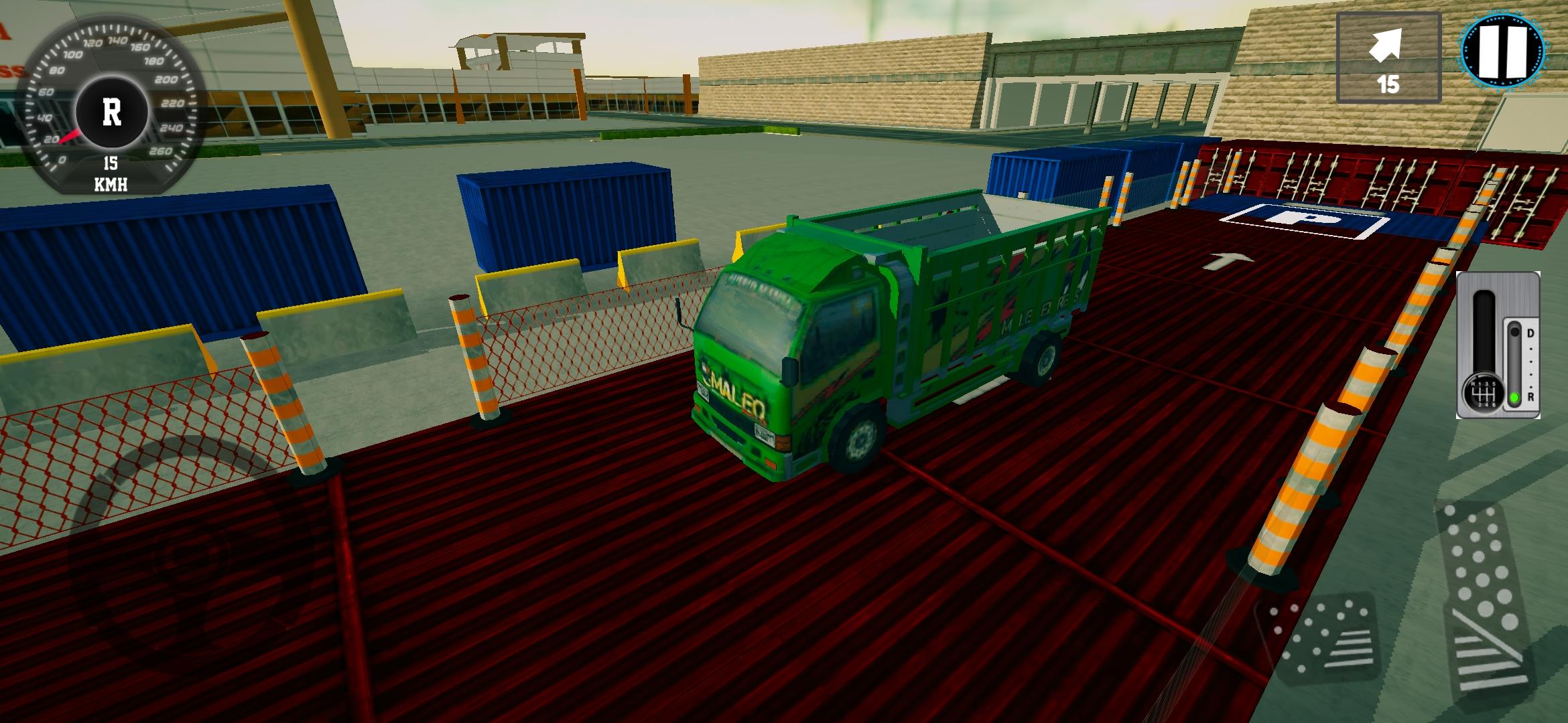 Captura de Tela do Jogo Real Indian Truck Park Driving