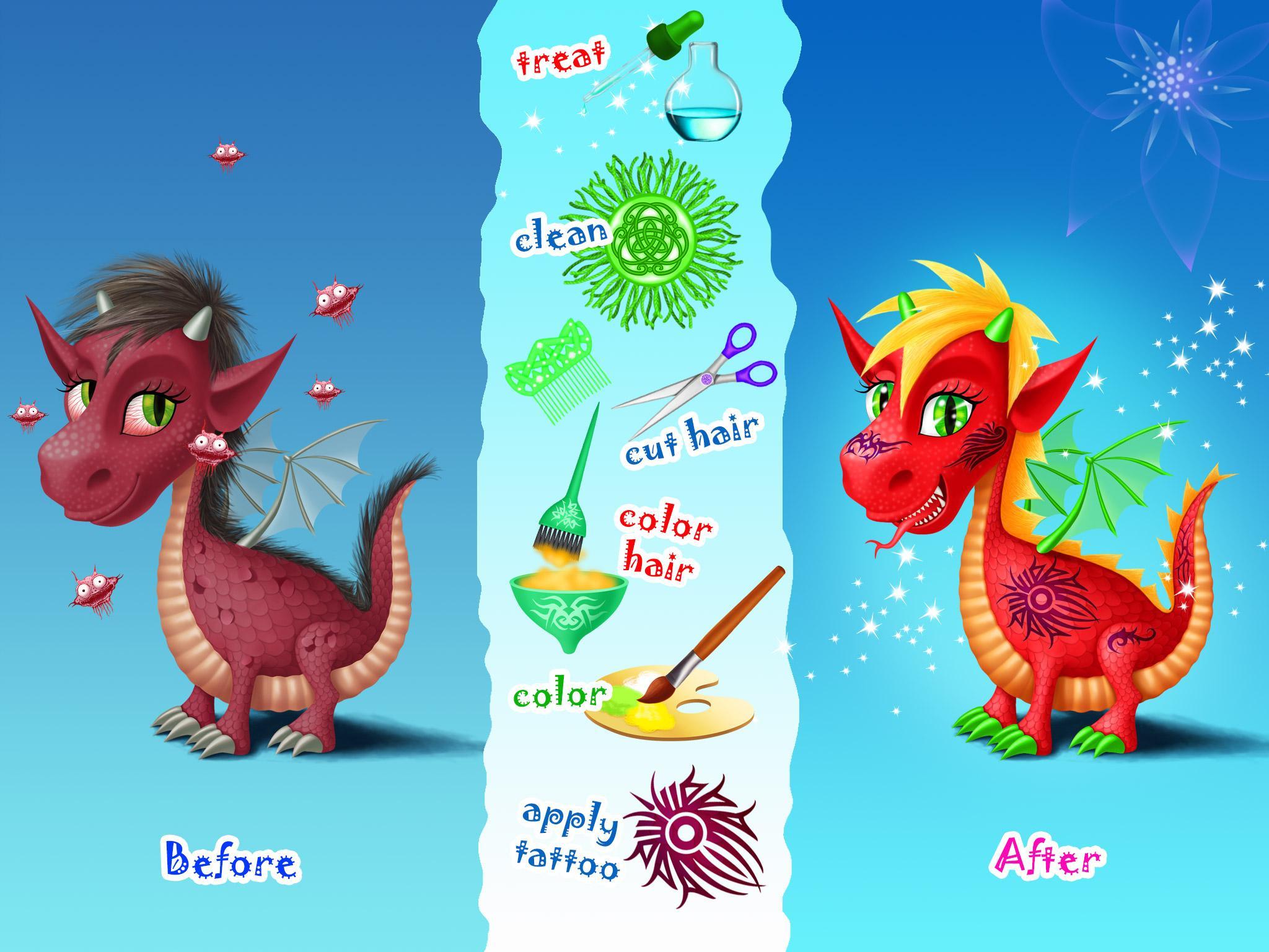 Fairyland Beauty Salon Game Screenshot