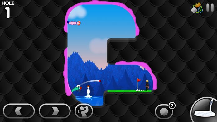 Super Stickman Golf 3 게임 스크린 샷