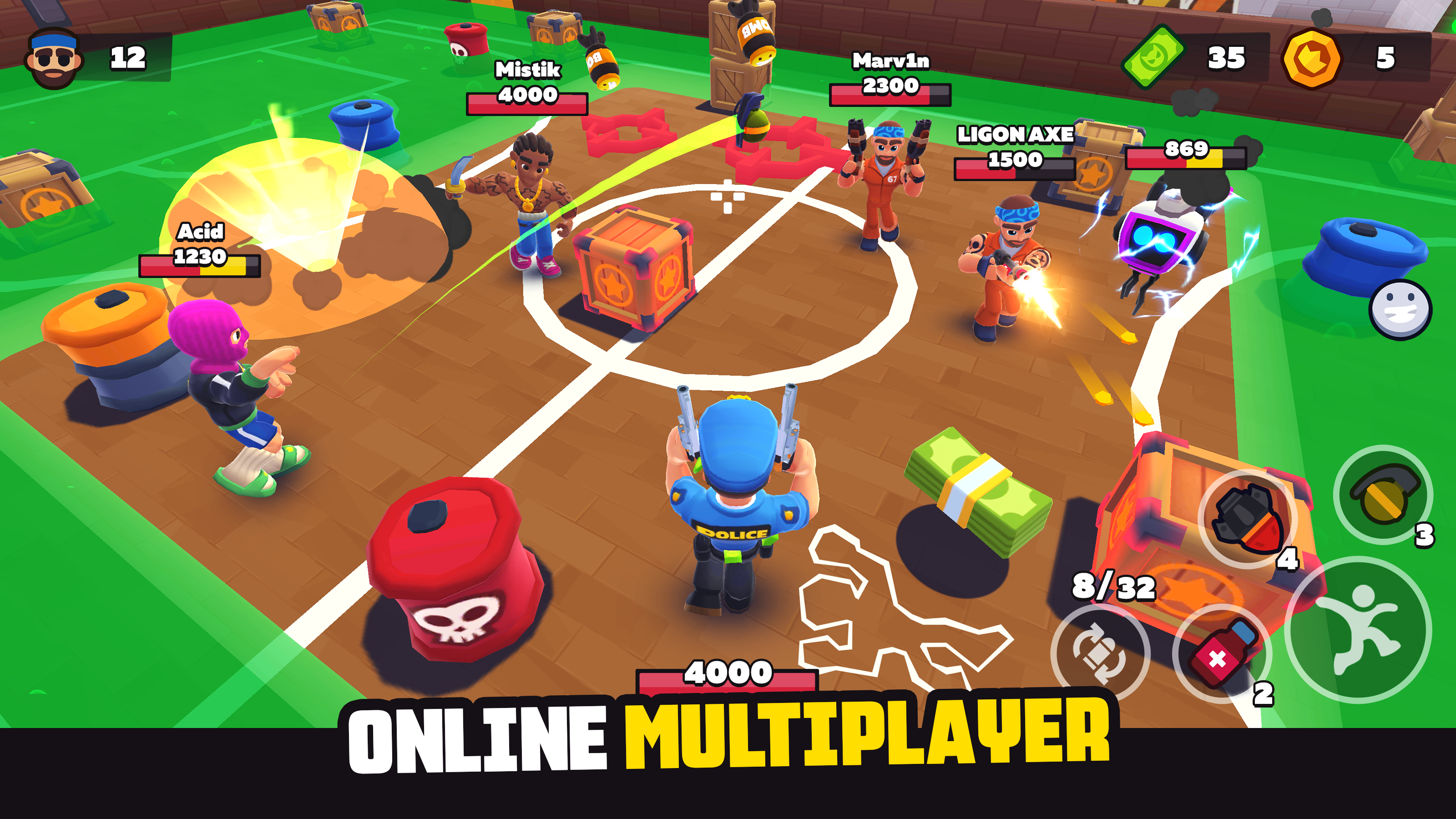 HAPPY ZONE - Battle Royale Game Screenshot