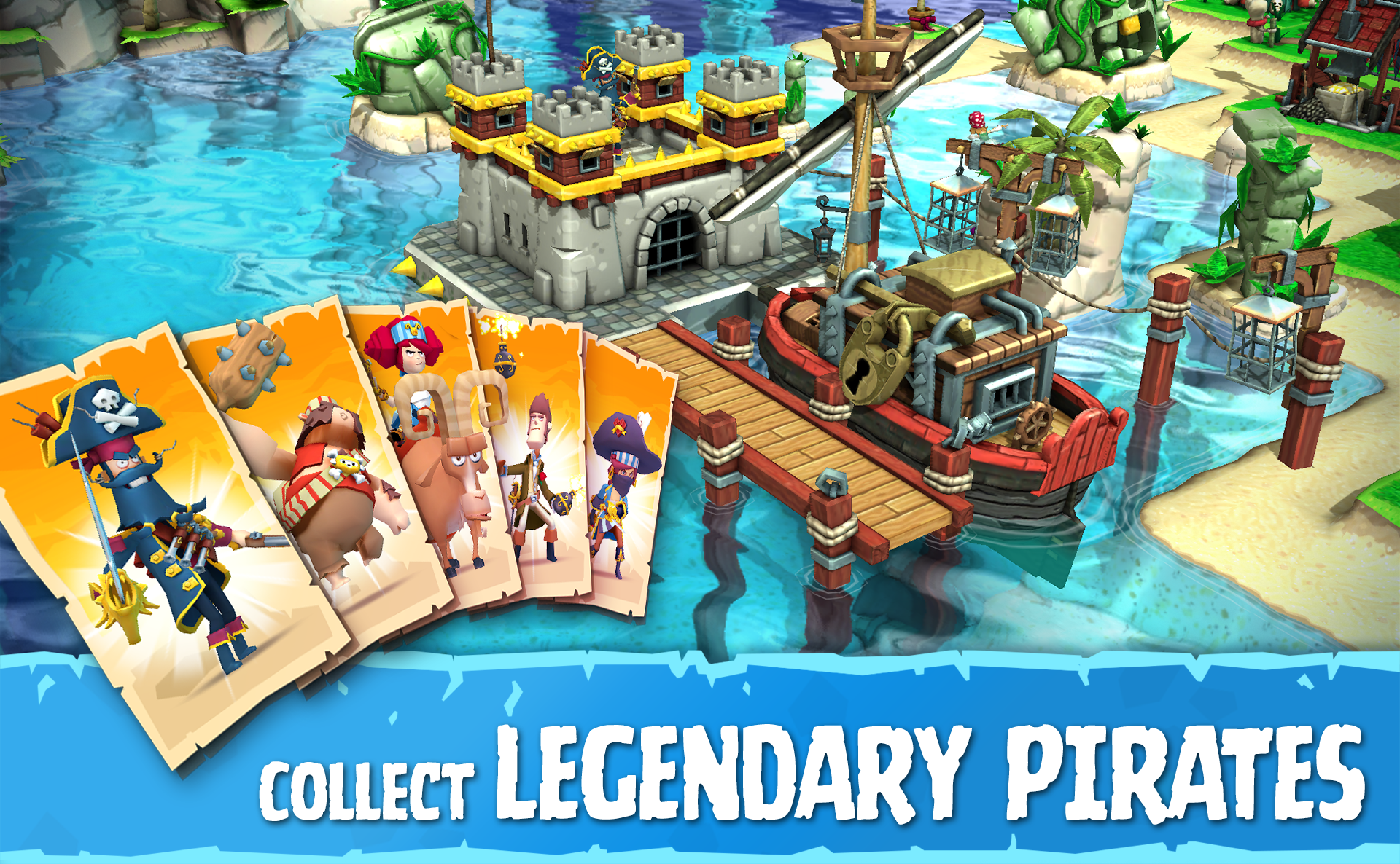 Plunder Pirates Game Screenshot
