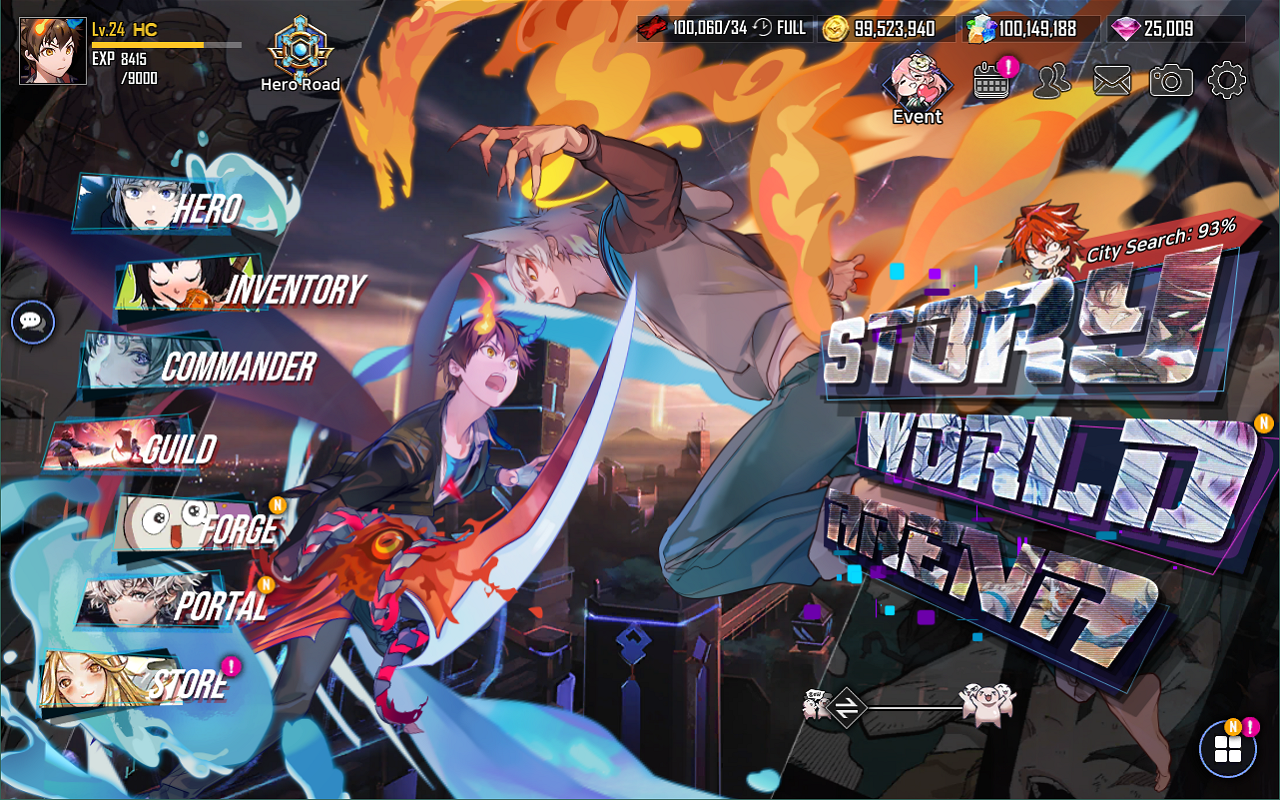 Hero Cantare with WEBTOON™ Game Screenshot