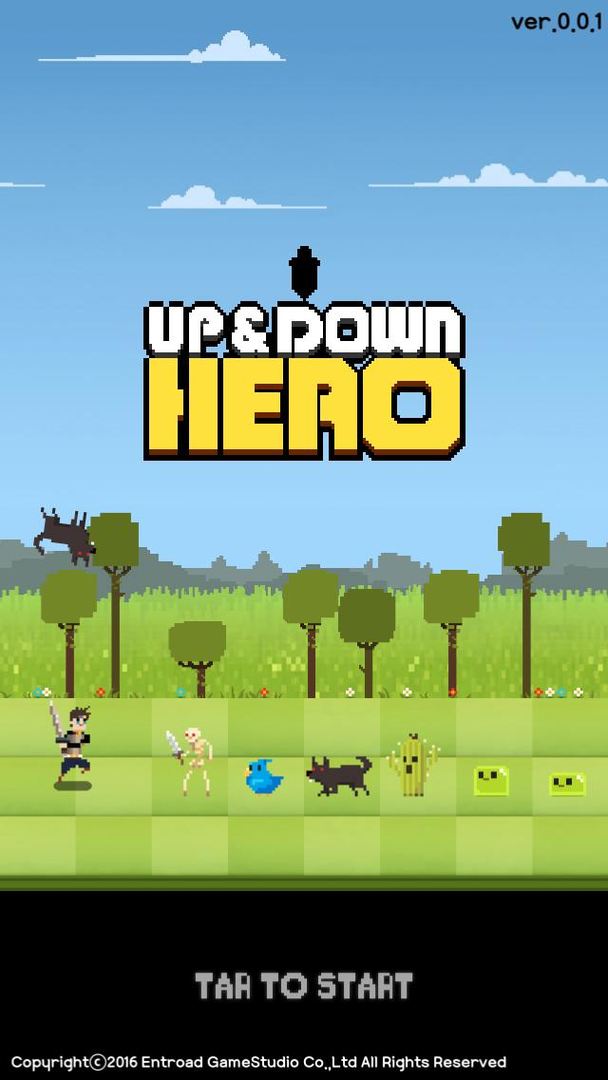 Screenshot of Up & Down Hero