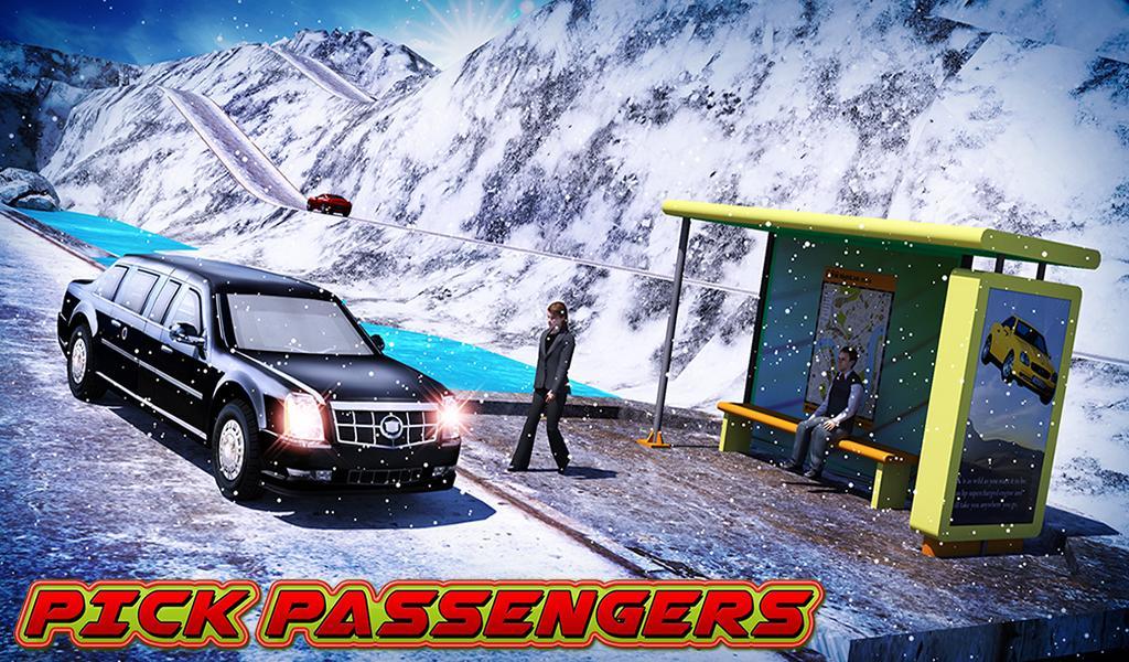 Offroad Hill Limo Driving 3D ภาพหน้าจอเกม