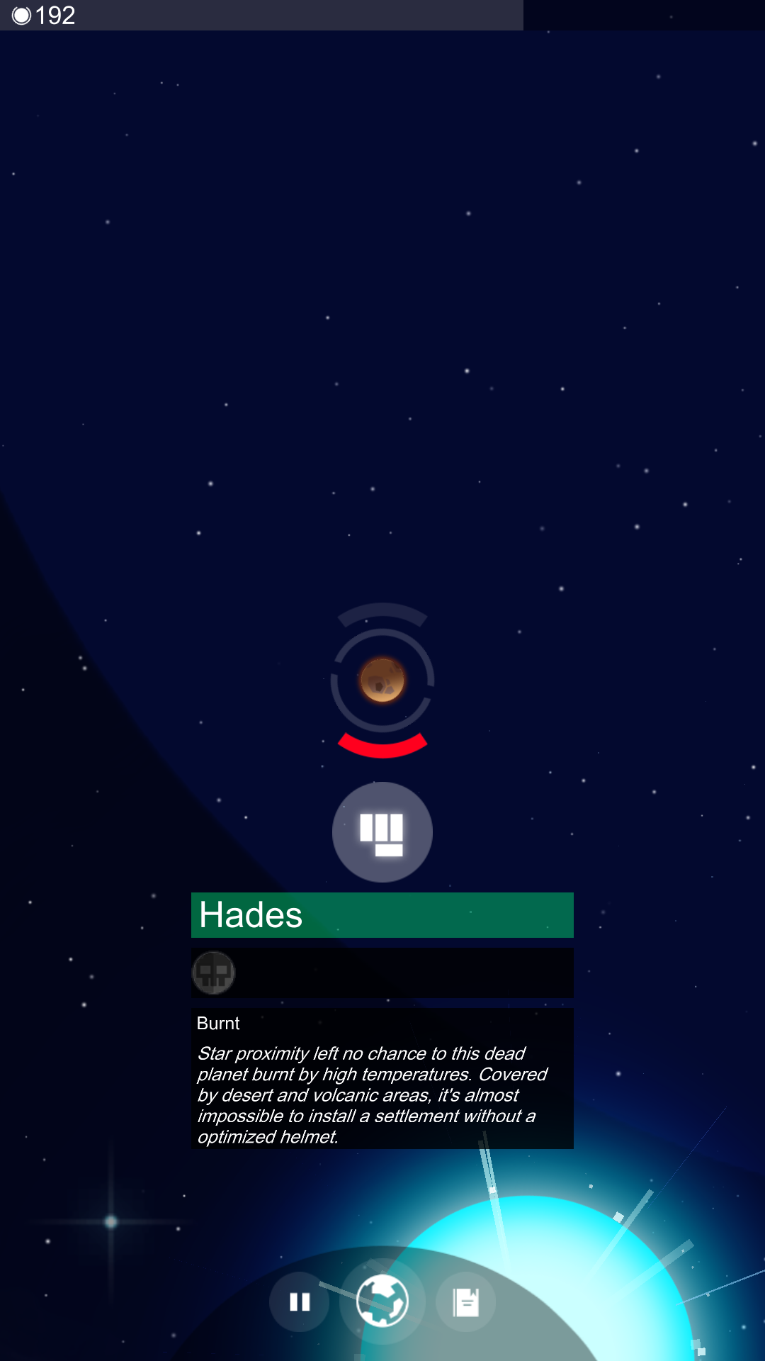 Screenshot of A Planet of Mine