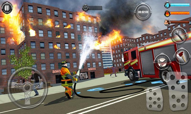 NY City FireFighter 2017 Game Screenshot