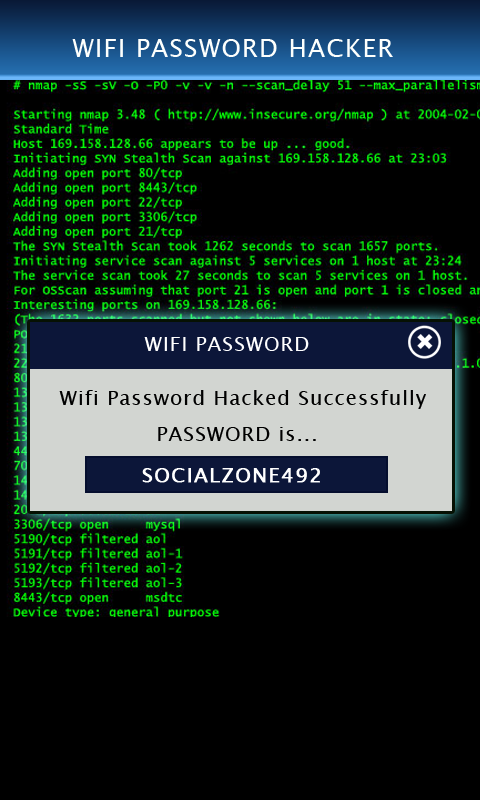Screenshot 6 of WiFi Password Hacker(Prank) 1.10