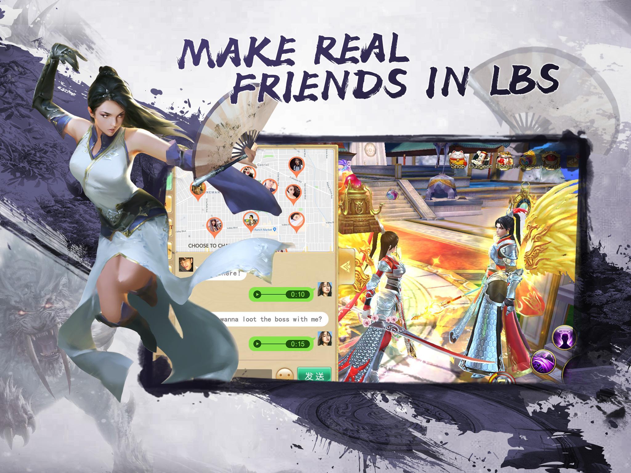 Legend of Wuxia - 3D MMORPG Game Screenshot