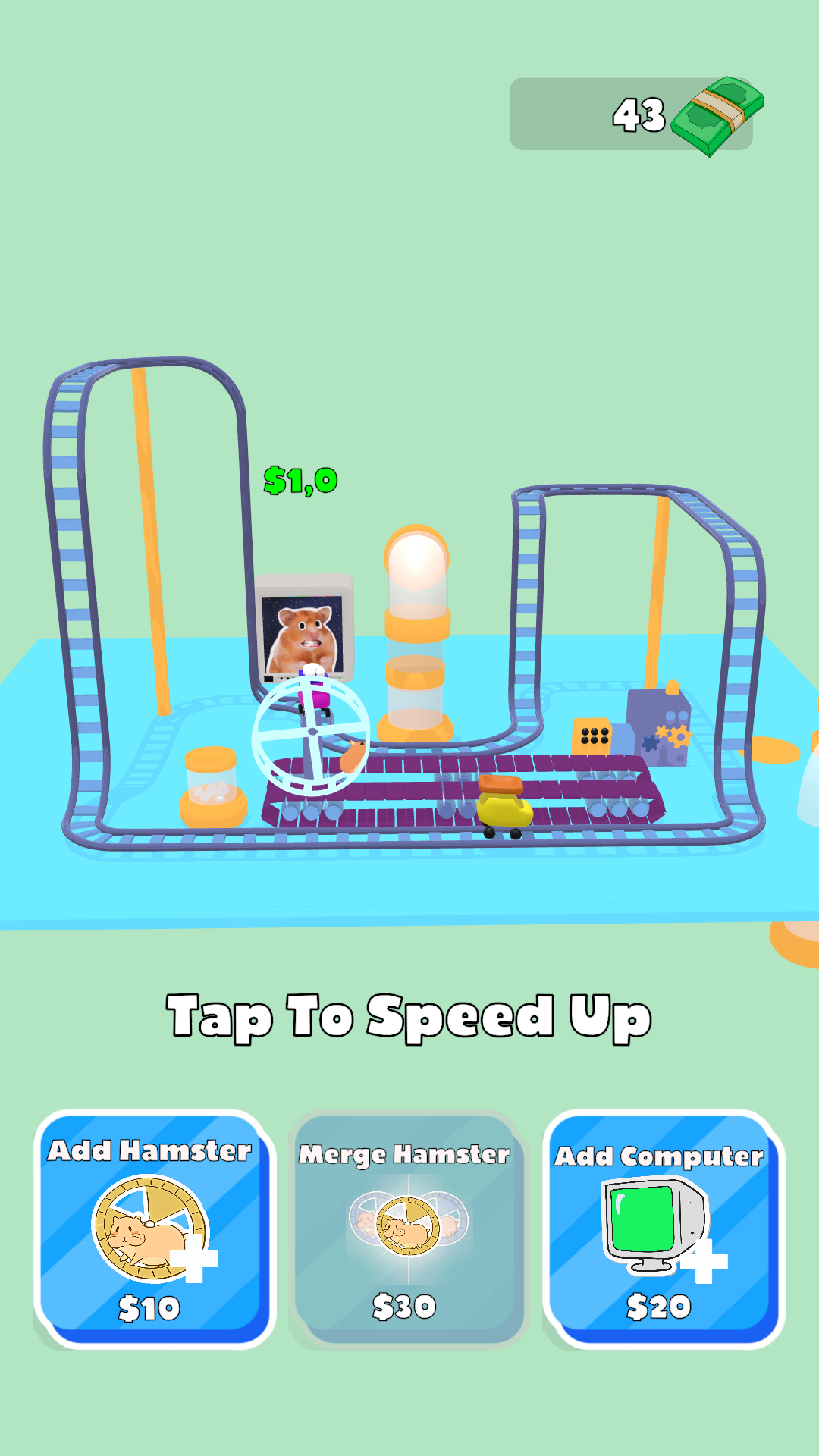 Crazy Hamster Game Screenshot
