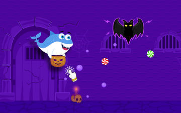 Baby Shark - Candy Challenge Game Screenshot