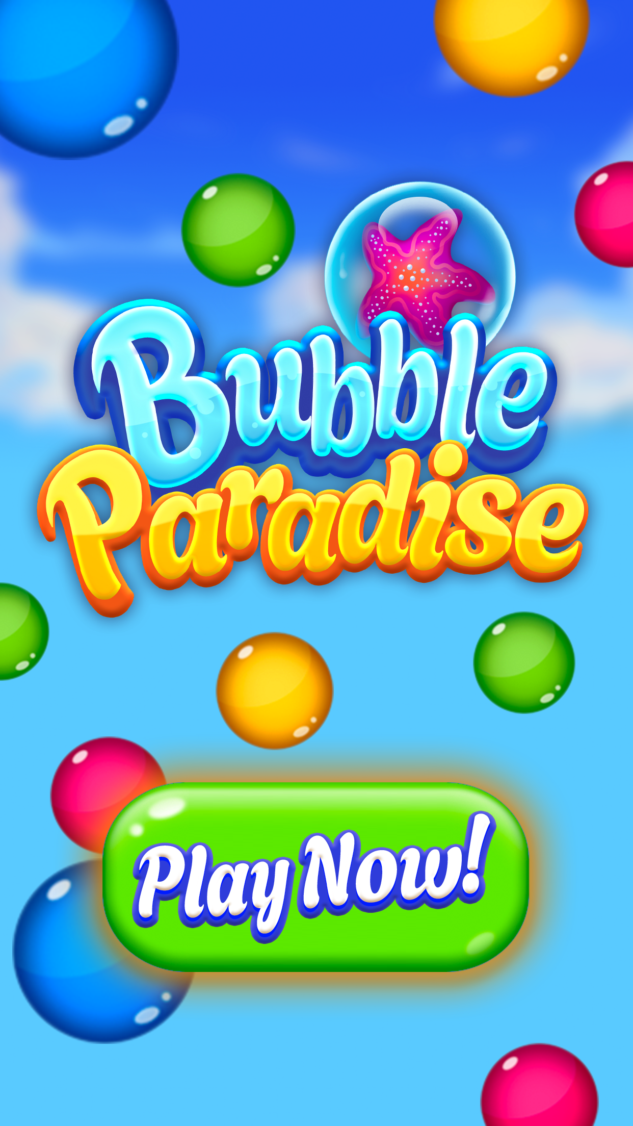 Bubble Paradise Game Screenshot