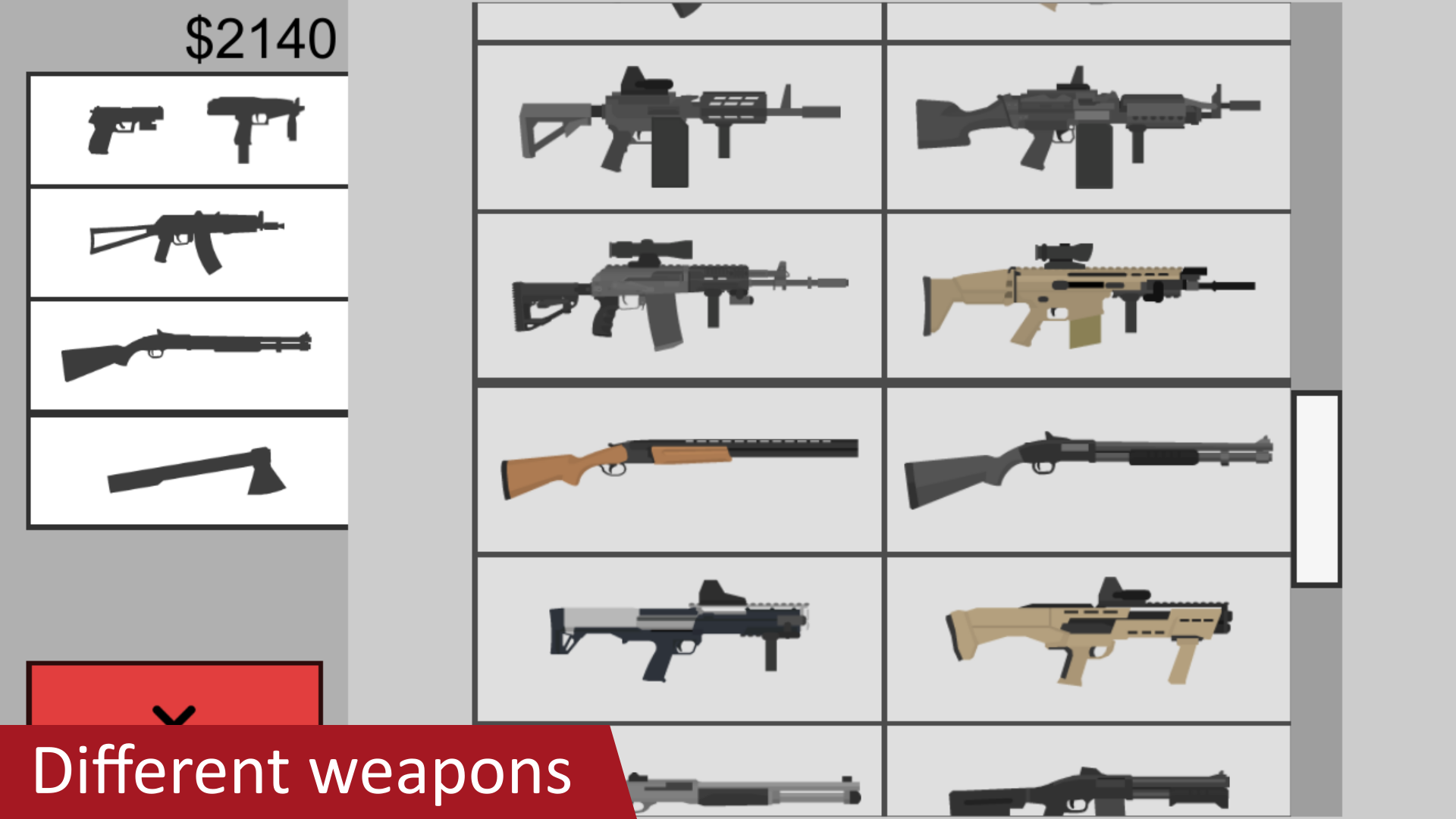 Flat Zombies: Defense&Cleanup Game Screenshot