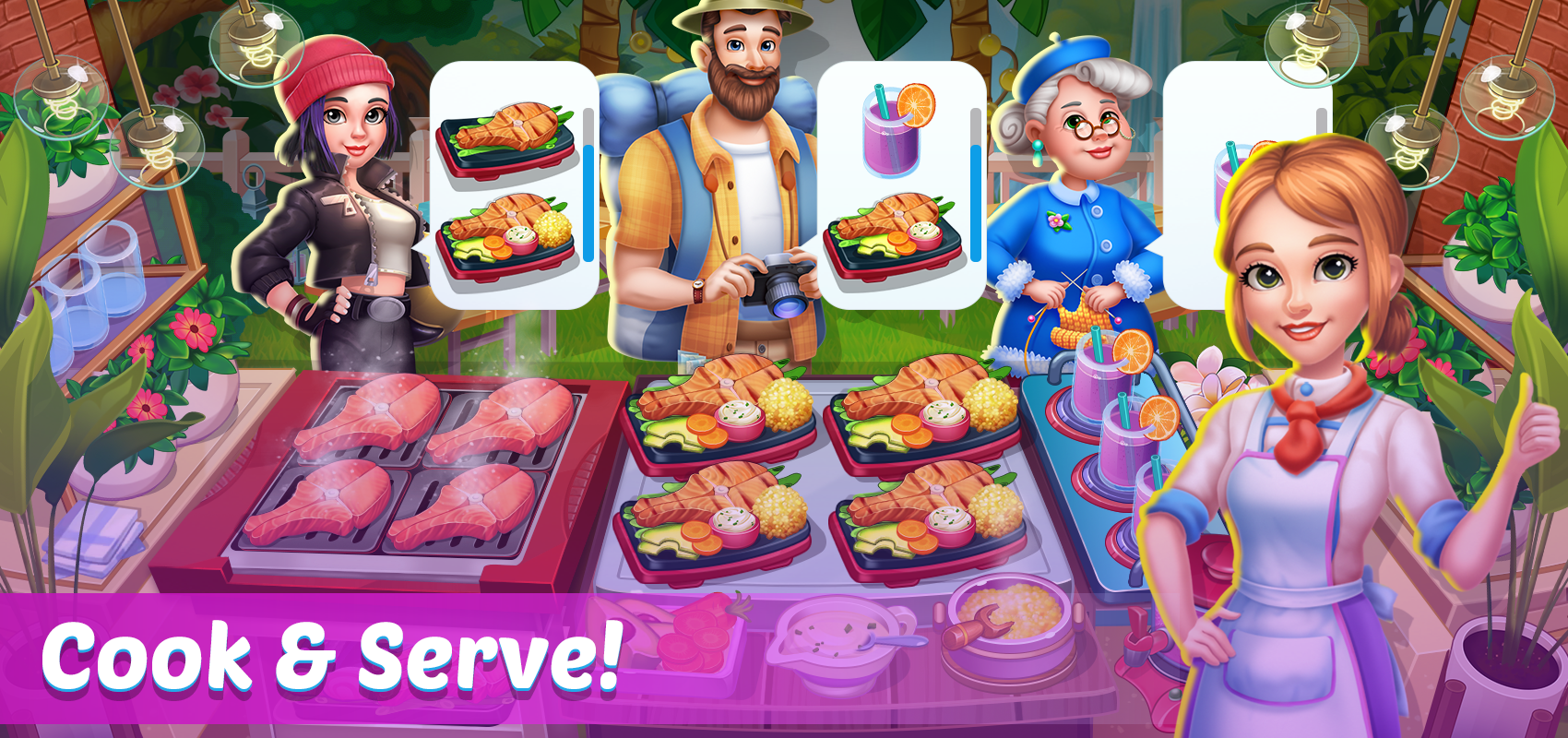 Screenshot of Makeover Madness: Cook & Style