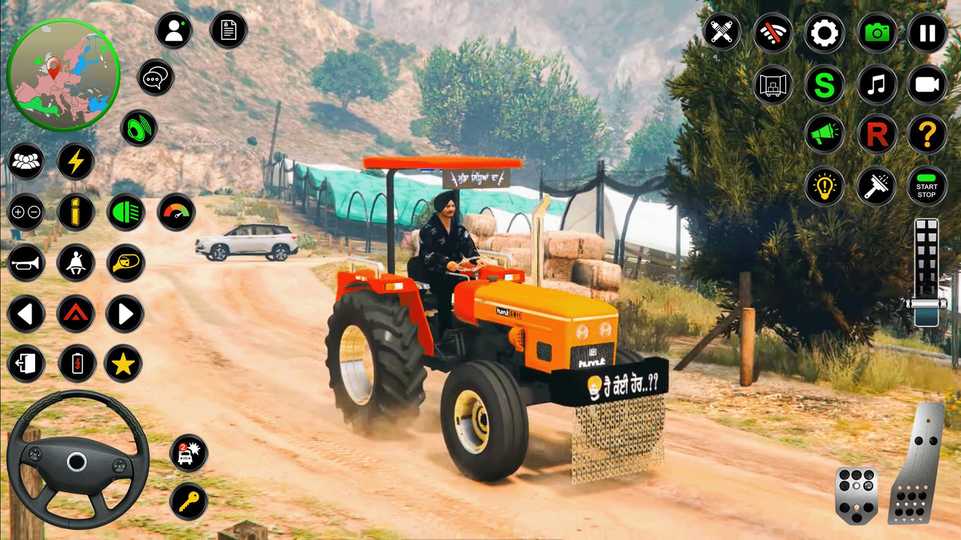 Screenshot of Village Farming Tractor Games