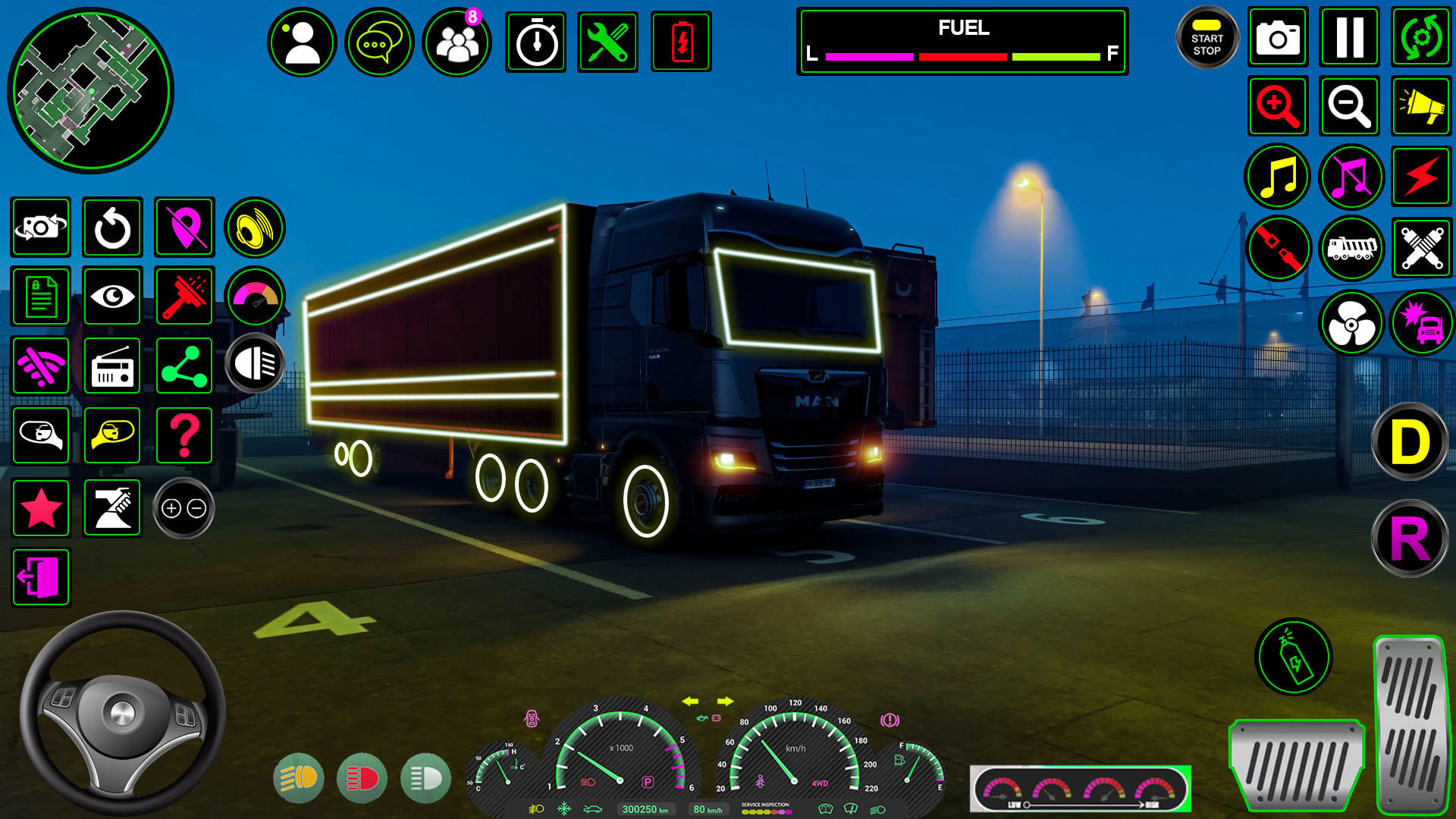 Captura de Tela do Jogo Jogo Euro Truck Simulator