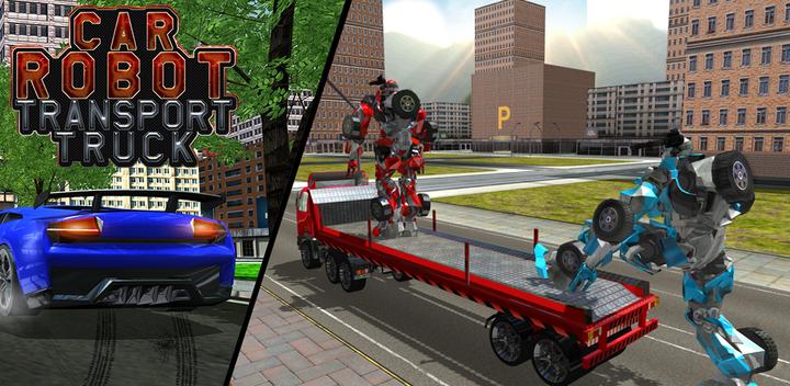 Banner of Car Robot Transport Truck 1.8