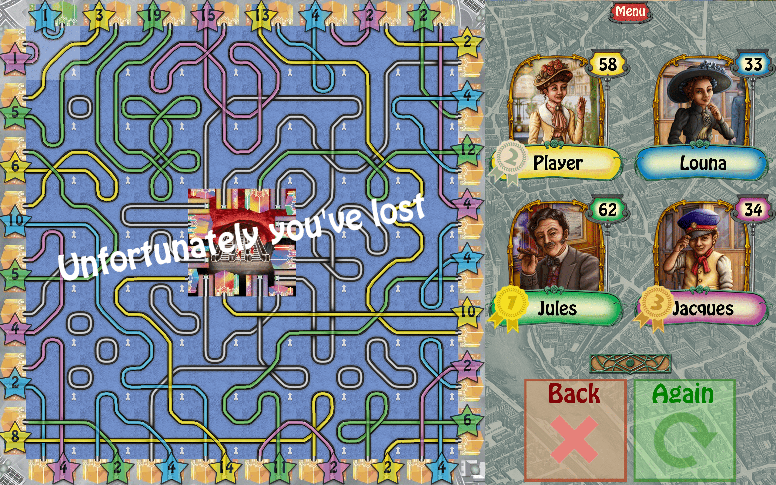 Metro - the board game Game Screenshot