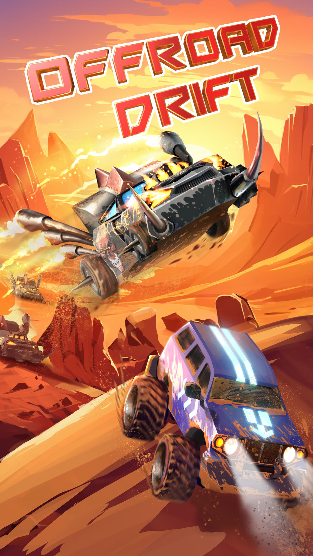 Captura de Tela do Jogo Offroad Battle: Racing Drift