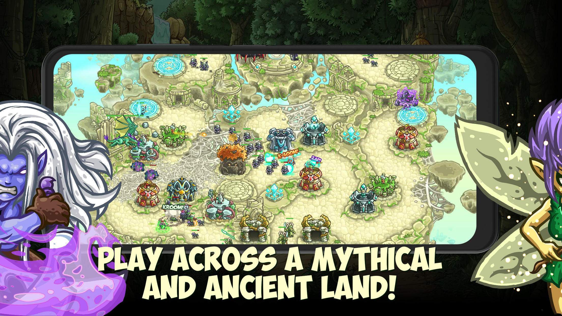 Kingdom Rush Origins TD Game Screenshot