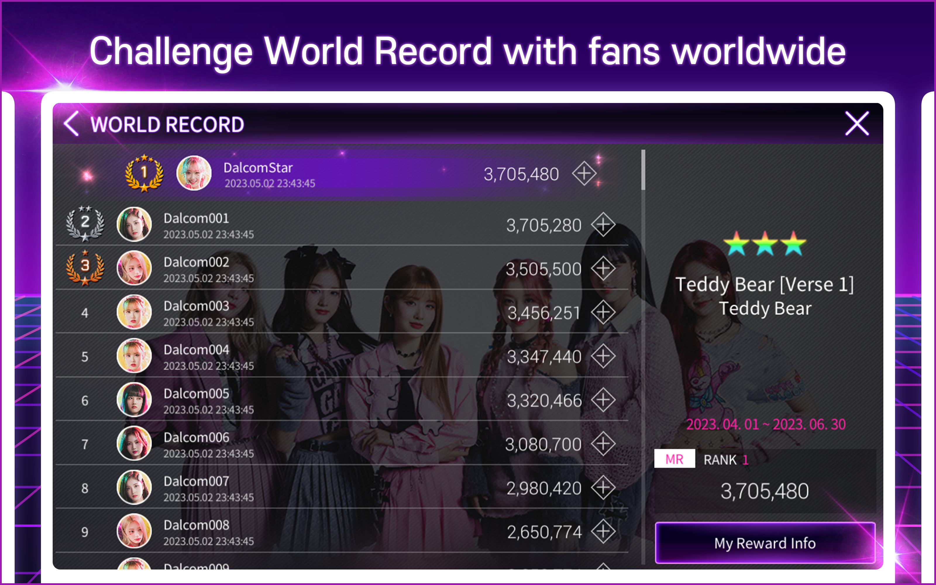 SUPERSTAR STAYC Game Screenshot