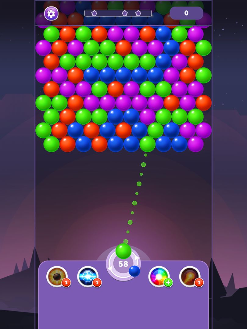 Screenshot of Bubble Shooter Rainbow