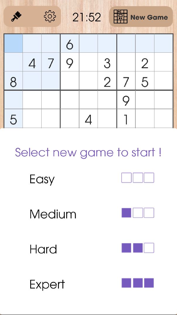 Screenshot of Juega Sudoku