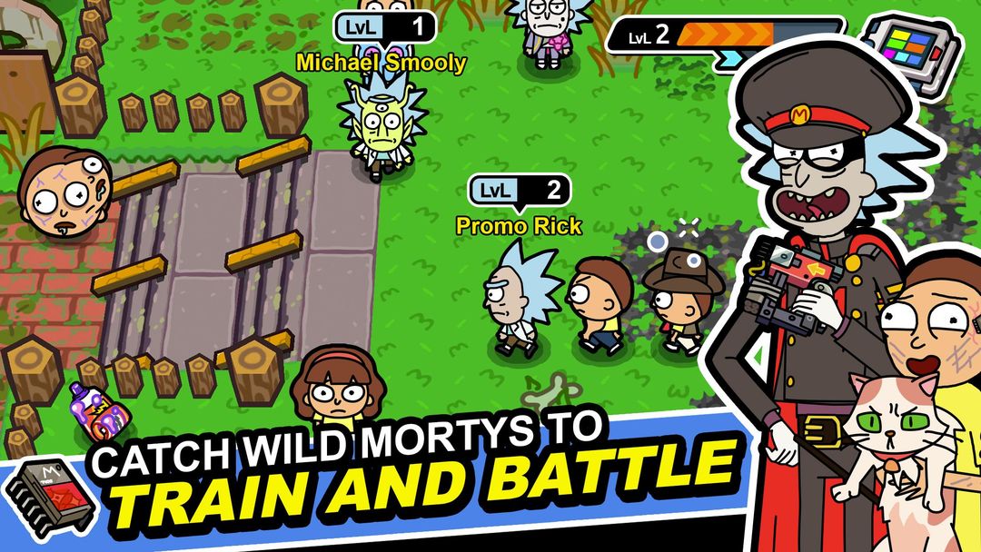 Screenshot of Rick and Morty: Pocket Mortys