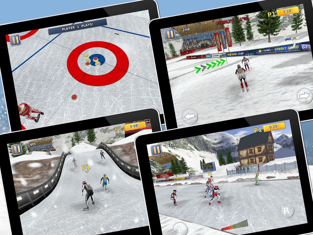 Screenshot of Athletics 2: Winter Sports