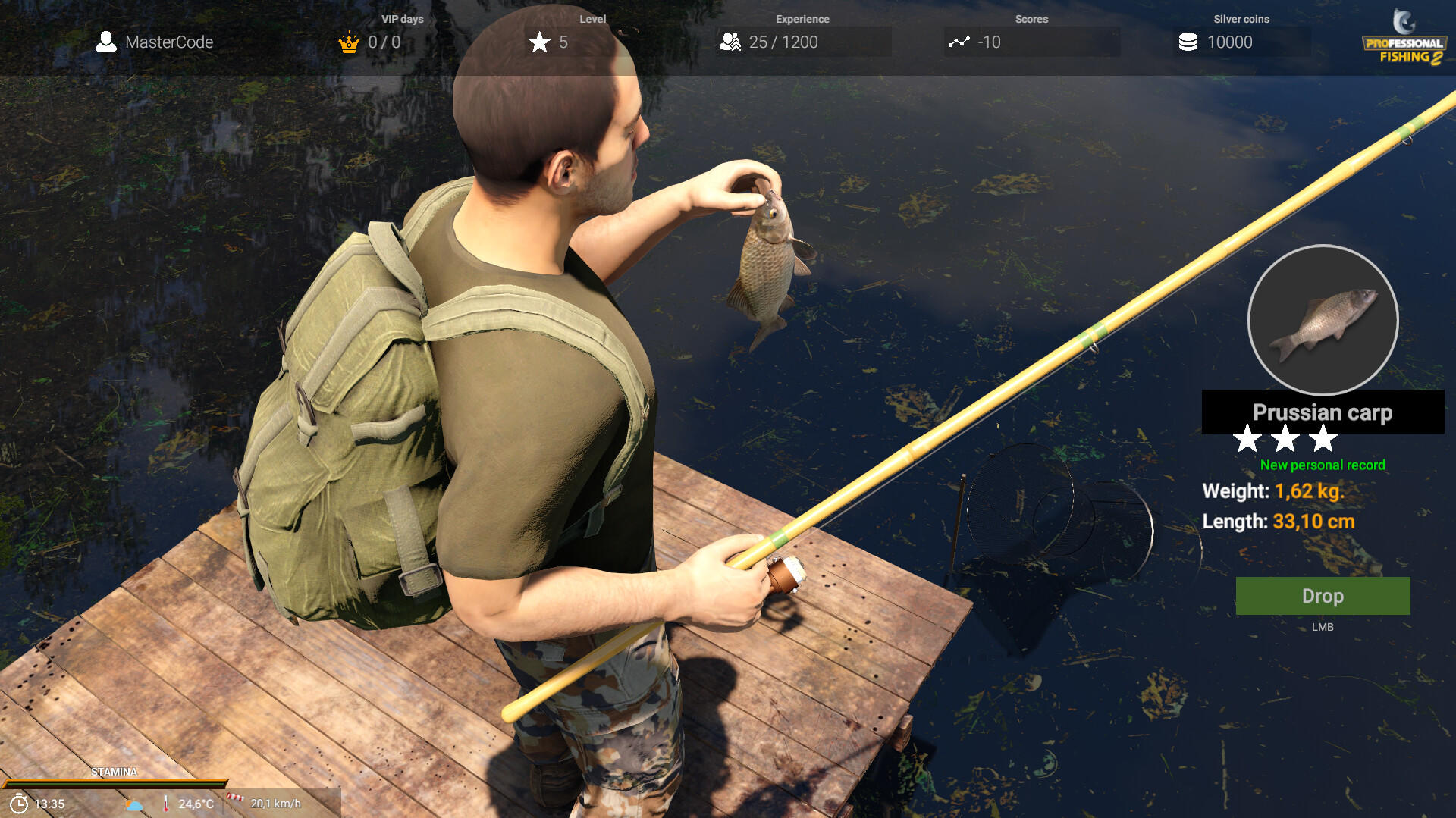 Professional Fishing 2 게임 스크린 샷